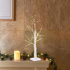 LED Lighted Christmas Birch Tree Light Up Twig Tree Easter Egg Hanging Xmas Lamp