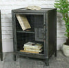 Industrial Cabinet Storage Vintage Unit Metal Cupboard Bedside Cabinet Furniture