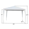 Gazebo Marquee Party Tent No Sides Waterproof Garden Patio Outdoor Canopy 3x3m