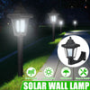 LED Solar Powered Wall Lanterns Sun Lights Ground Lamp Outdoor Garden Patio