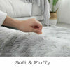Fluffy Rugs Anti-Slip Large SHAGGY RUG Super Soft Mat Living Room Bedroom Carpet