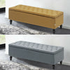 Large Chesterfield Storage Ottoman Bench Box Widnow Seat Stool Bedroom Footstool