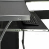 Executive Gaming Computer Desk w/ Keyboard Writing Table Home Office Workstation