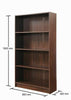 4 Tier Bookcase Tall Display Shelving Storage Unit Wood Furniture Walnut