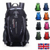 30L Waterproof Backpack Rucksack Hiking Camping Trekking Bag School Bag Black UK