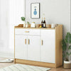Modern Sideboard With Drawer 3 Doors Shelving Storage Cabinet Buffet Cupboard UK