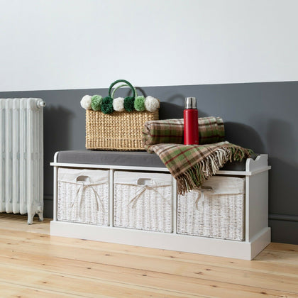 Hallway Bench Shoe Storage Entrance in Choice of Colours