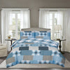 4 Piece Polycotton Duvet Cover Bed Set With Matching Pillow Cases & Fitted Sheet