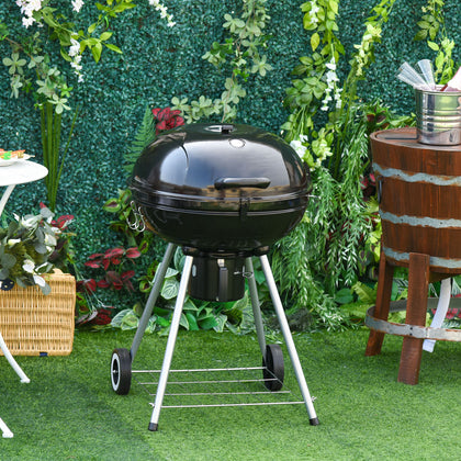 Portable Kettle Charcoal BBQ Grill Outdoor Barbecue Picnic Party Camping