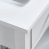 Chic 2 Drawer Console Table Hallway Desk Wooden Storage Shelf Dresser Desk White