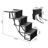 Large Extra Wide Pet Ramp for Dog Foldable Car Boot Travel Sofa Bed Stairs Steps