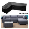 Waterproof Rattan Corner Furniture Cover Garden Outdoor Sofa Protect L Shape UK!