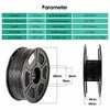 3D Printer Filament 1.75mm 1KG / 2.2LB with Spool Black PLA+ Material Printing