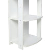 Corner Computer L Shaped Desk PC Table Workstation Home Office Black White