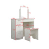 Dressing Table Study Desk with 3 Drawers Bedroom Vanity Set Makeup Desk White UK