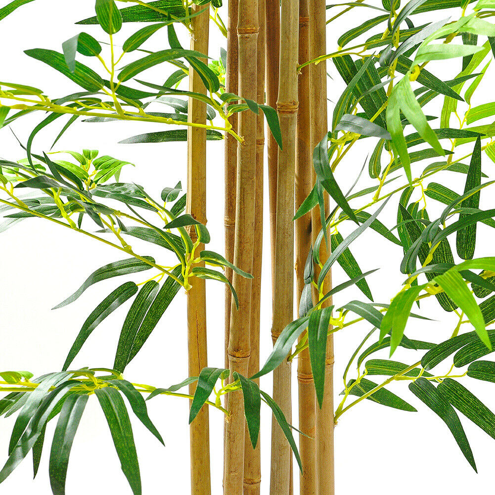5FT Tall Large Artificial Bamboo Tree in Pots Indoor Plant Outdoor Garden Decor