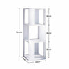 Slim Tower Bookcase Corner Wooden Bookshelf Tall Book CD Shelf Rotating Display