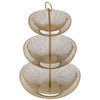 3 Tier Metal Fruit Bowl Basket Display Storage Holder Stand Vegetable Cakes Rack