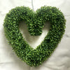 Artificial Topiary Boxwood Hanging Fake Trees Heart Garden Love Wedding Wreath