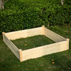 4FT Large Wooden Raised Garden Planting Bed Vegetable Flower Plants Planter Box