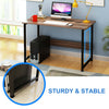 UK PC Computer Office Desk Corner Wood Desktop Table Home Study Workstation