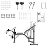 Adjustable Sit Up Weight Bench Barbell Dip Station Lifting Chest Press Home Gym