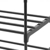 UK 4 Tier Metal Shoe Rack Shelf Space Saving Storage Organiser High Quality