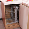 Soft Pull Out Storage Unit 800-1000mm Corner Cupboard 4 Baskets Larder Organizer