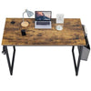 Computer Desk Wood Writing Desk Gaming Desk with Storage for Home Office Study