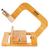 Soap Cutter 0-2in Adjustable Bamboo Soap Slicer With Stainless Steel Wire