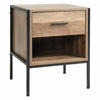 Industrial 1/2 Drawers Bedside Cabinet Table Nightstand Storage Bed Living Room