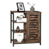 Vintage Storage Cabinet Sideboard Floor Standing Cabinet With 3 Shelves LSC74BX