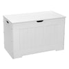 Large White Wooden Toy Box Children's Storage Chest Nursery Kid's Bedroom Unit