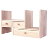 Desktop Bookcase Desk Tidy Storage Rack Organizer Book Display Cabinet 3 Drawers