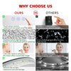 Round LED Bathroom Mirror RGB Backlit Dimmable Illuminated Lights Demister 600mm