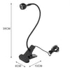 LED USB Clip On Flexible Desk Lamp Dimmable Memory Bed Reading Table Study Light