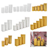 Luxury DIY Plinth Cylinder Dessert Pedestal Wedding Venue Cake Flower Stand Rack