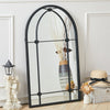 Window Garden Arch Mirror Wall Mounted Metal Frame Indoor Outdoor Home Decor