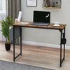 Computer Desk Table Student Study Table with Earphone Iron Hook and Storage Bag