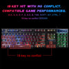Gaming Keyboard And Mouse Set Rainbow RGB LED USB For PC Laptop Xbox One PS4 UK