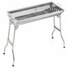 Large Portable Folding Charcoal BBQ Grill Stainless Steel Camping Picnic Cooking