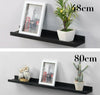 Set of 2 Shelf 48cm/80cmWide Photo Wall Mounted Floating Shelves Decoration