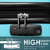 20 24 28 Inch Suitcase Set Large Hard Shell Cabin Hand Travel Luggage ABS Blue