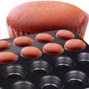 Deluxe 24 Mini Cheesecake Cup Cake Tray Non Stick Muffin Cupcake Baking Tin Pan.