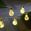 25FT Outdoor Lights 30 Solar Power Bulb String Lights Garden Party Fairy Lights