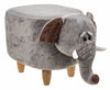 ANIMAL SHAPE FOOTSTOOL PADDED CUSHION STOOL POUFFE REST SEAT OTTOMAN CHILD TOY