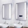 Illuminated LED Bathroom Mirror With Light Demister / Shaver Socket Wall Mounted