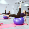 65 CM GYM YOGA BALL EXERCISE SWISS FITNESS PREGNANCY BIRTHING ANTI BURST + PUMP