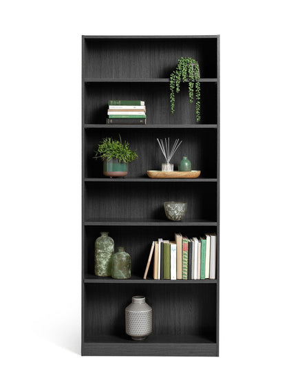 Maine Deep Bookcase - Black