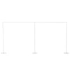 Romantic Wedding Arch Party Backdrop Stand Elegant White Metal Frame Flower Rack
